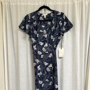 Leith Floral Wrap Dress